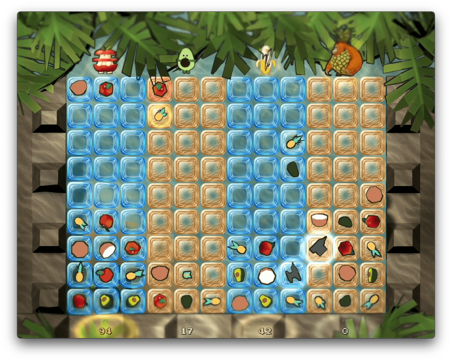Breaker League โ 4-player battle in the orchard