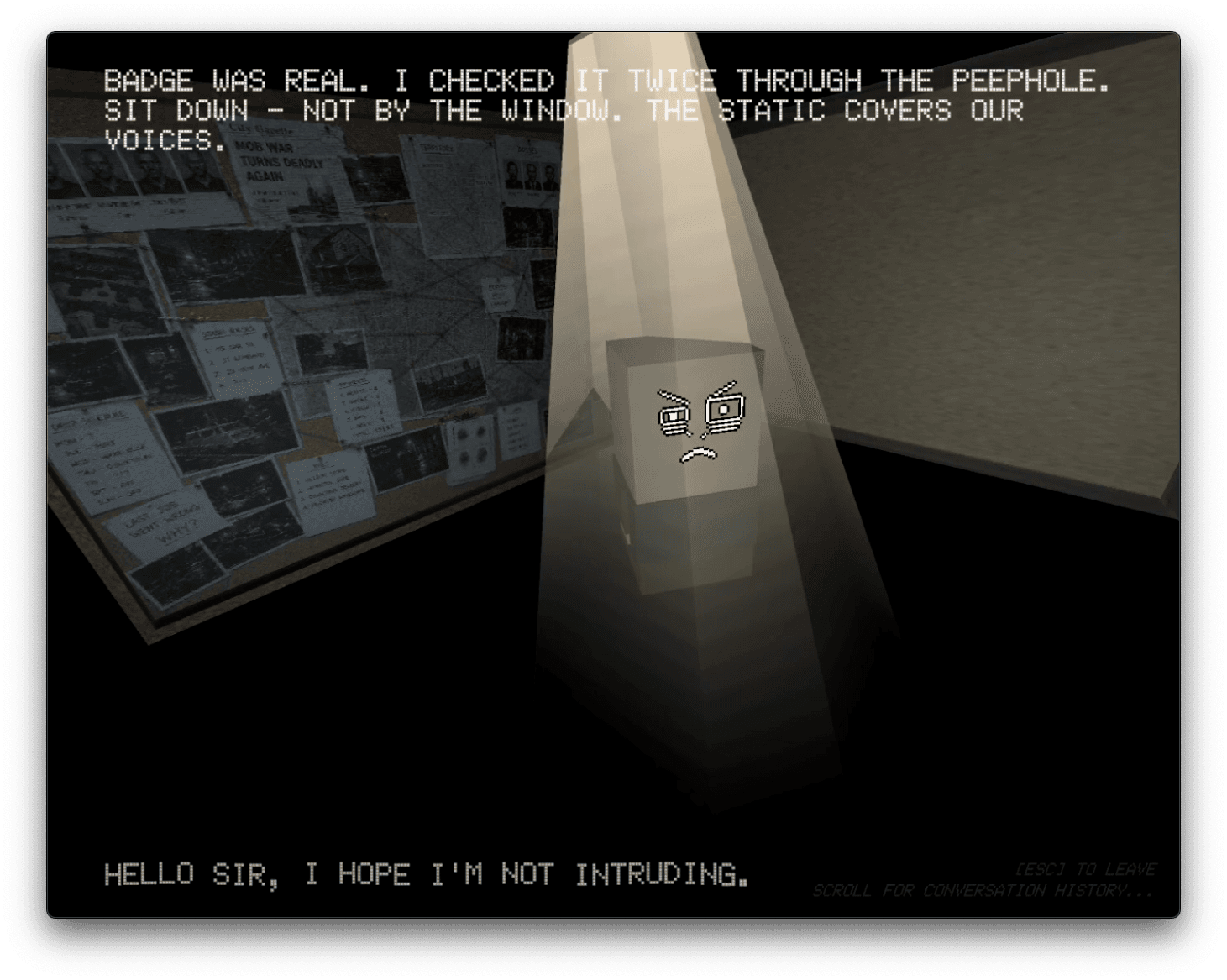Lurks Beneath — Desmond Lloyd's evidence board